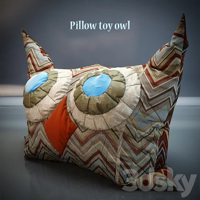 Pillow _  owl 3DModel