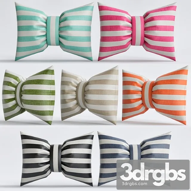 Pillow bow 3D Model Free