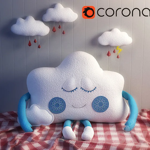 Pillow Cloud 3D Model