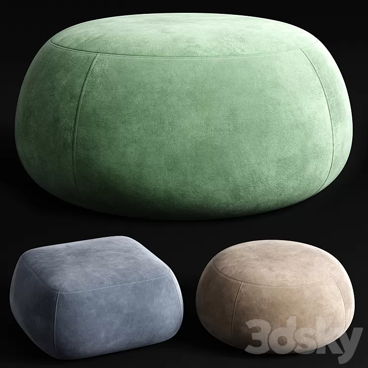 Pillow Talk Australia Muse Marni ottoman 3D Model
