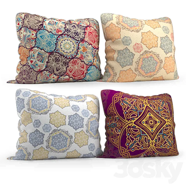 Pillows 3D Model
