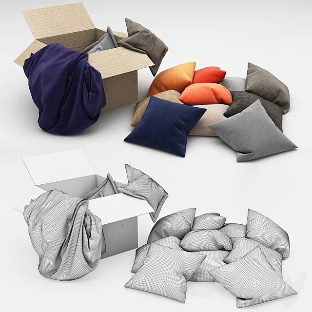 Pillows 44 3D Model