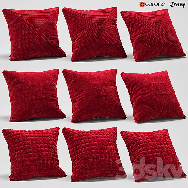Pillows Aesthetics - 1 3D Model