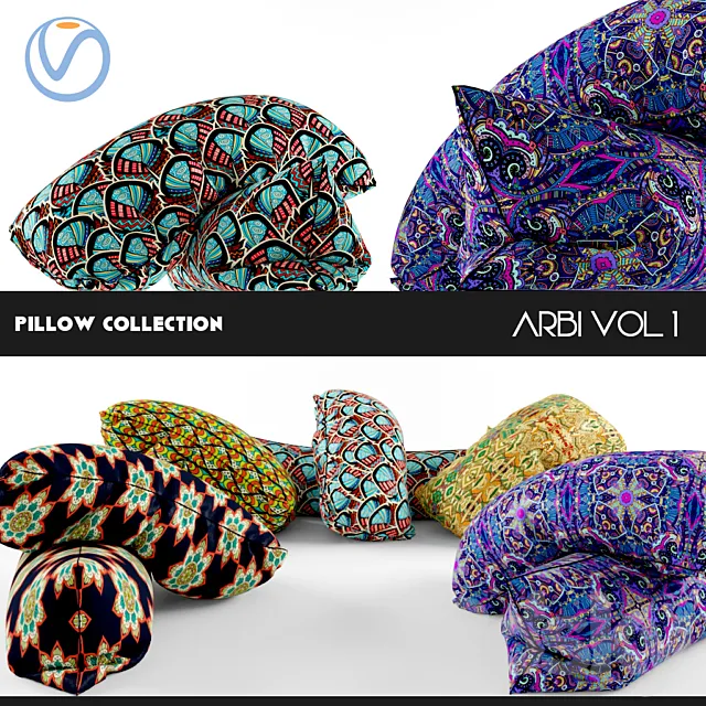 Pillows AMAROK - ARBİ collection 1 3D Model