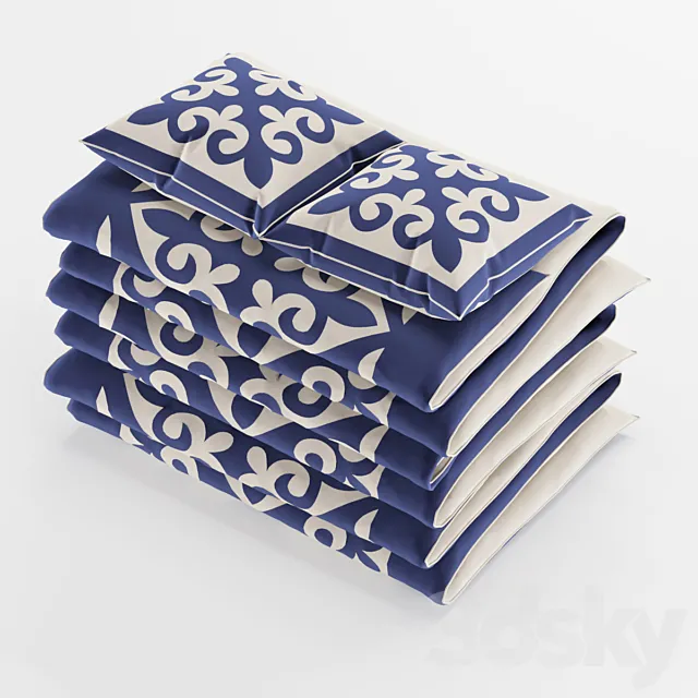 Pillows and Corps 3D Model