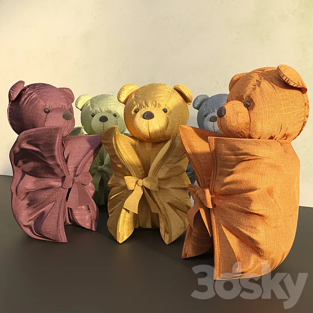 Pillows Bears 3DModel
