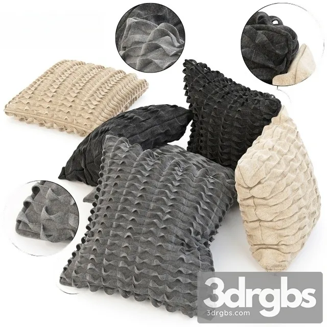 Pillows Collection 03 3D Model Download