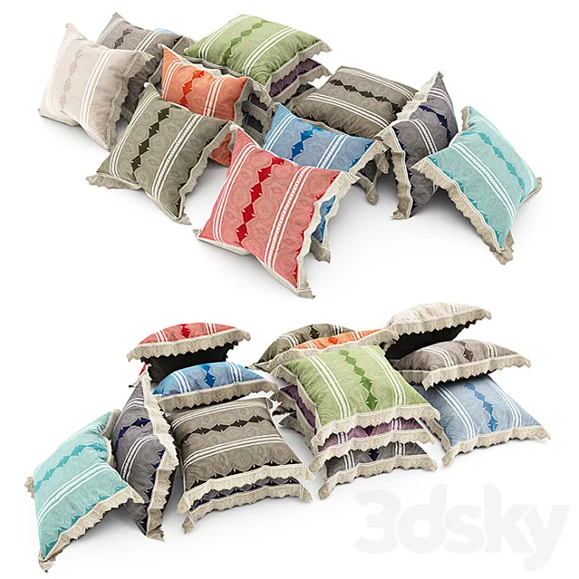 Pillows collection 79 3DModel