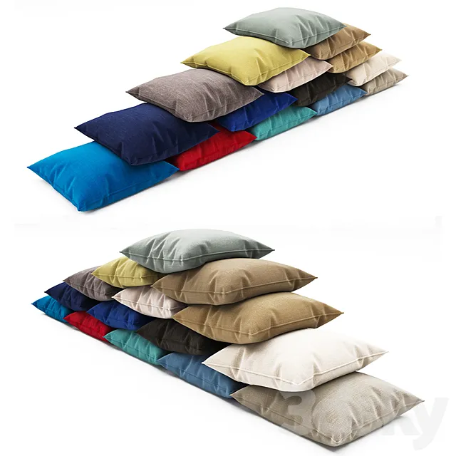 Pillows collection 91 3DModel