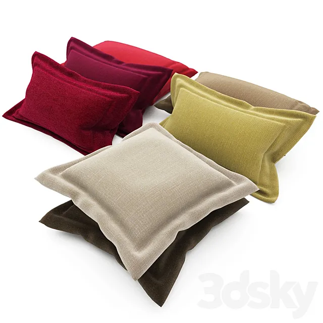 Pillows collection 92 3DModel