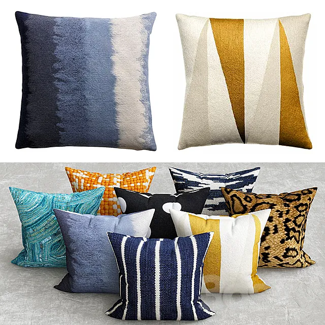 pillows collection №2 3D Model