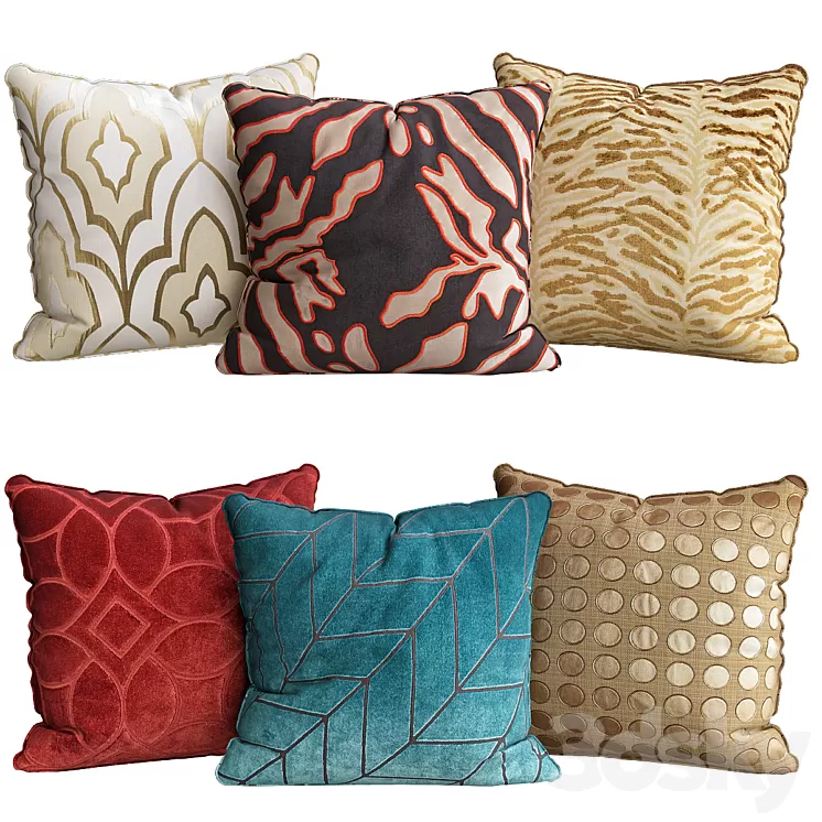 Pillows collections_2 3D Model