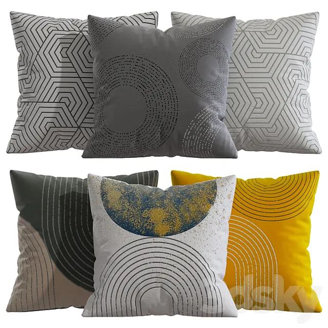 Pillows Decor 48 3D Model