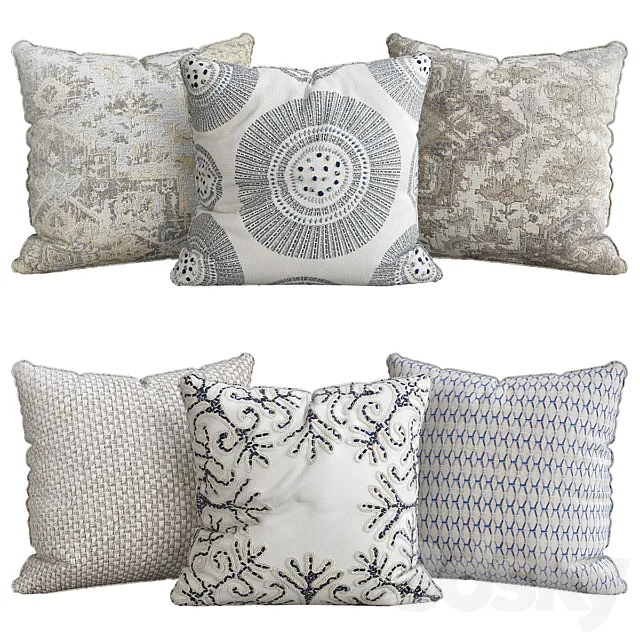 Pillows for sofa 6 pieces No. 87 Free Download