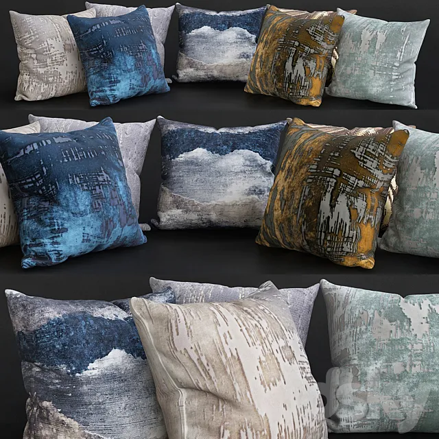 Pillows for sofa Premium PRO №163 3D Model