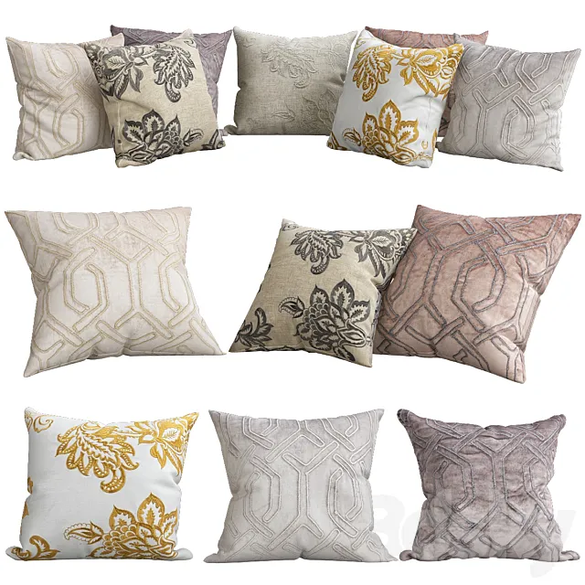 Pillows for sofa Premium PRO No. 141 3D Model