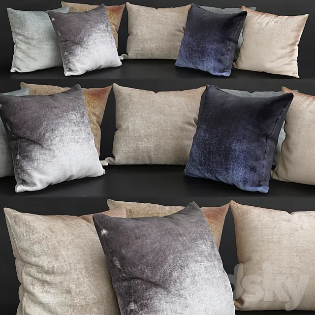 Pillows for sofa Premium PRO No. 175 3D Model