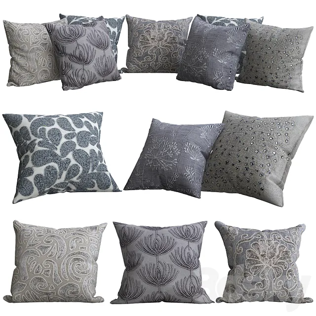 Pillows for sofa Premium PRO No. 63 3D Model
