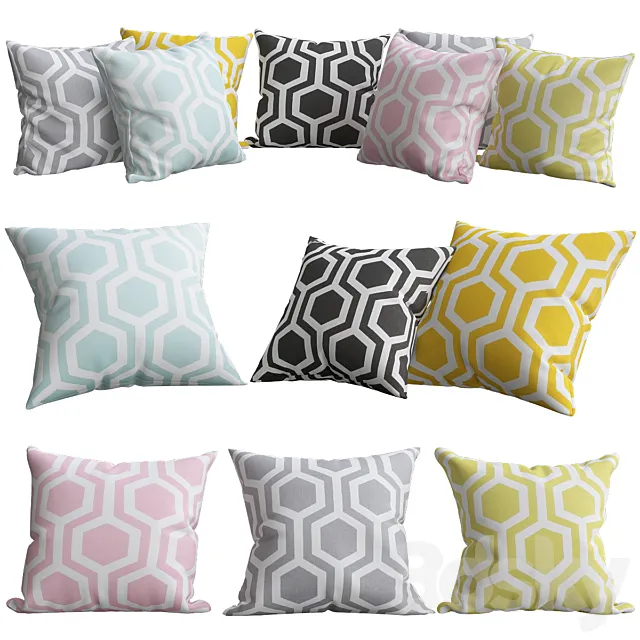 Pillows for sofa Premium PRO No. 71 3D Model