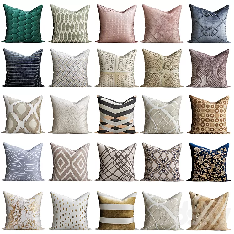 Pillows – H & M Home Collection 3D Model