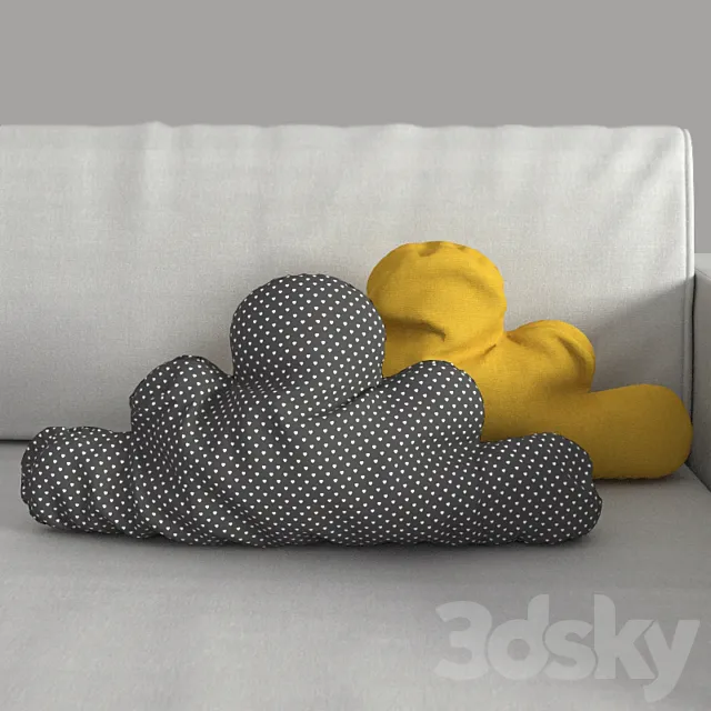 pillows in the nursery 3DModel