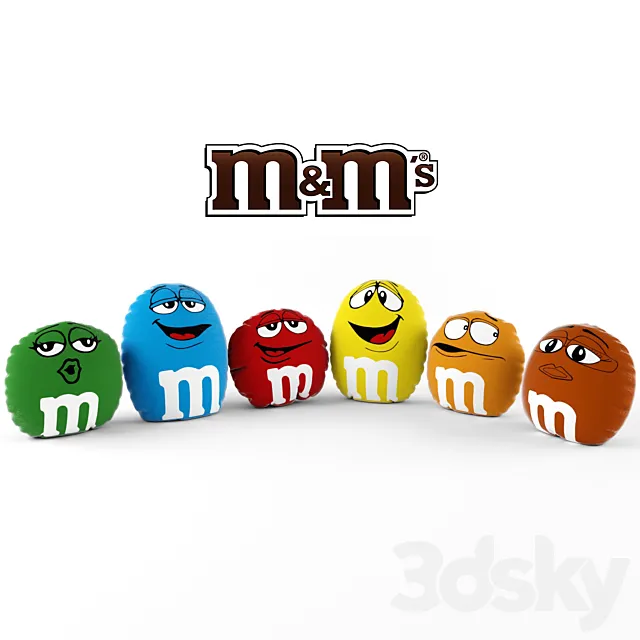 pillows M & M's Free Download