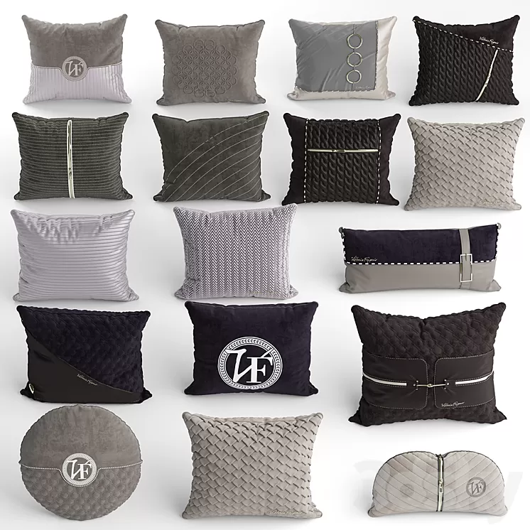 Pillows of vittoria frigerio 3D Model