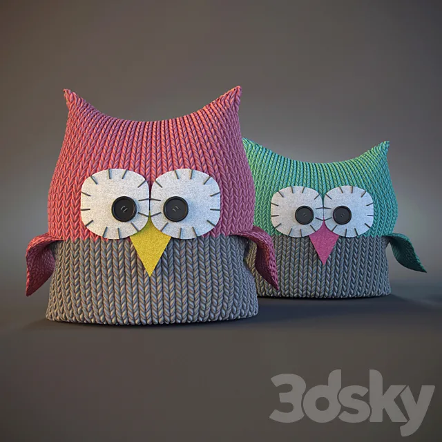 Pillows owl 3DModel