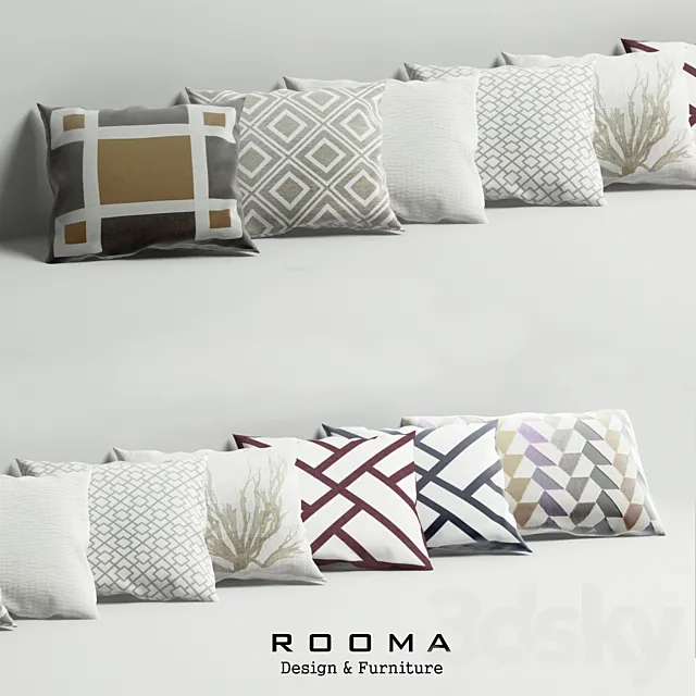 Pillows Rooma Design 3DModel