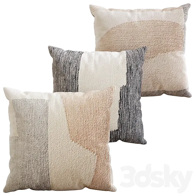 Pillows Set 7 3D Model
