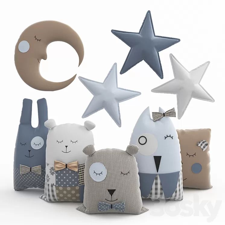 pillows Toys 3D Model