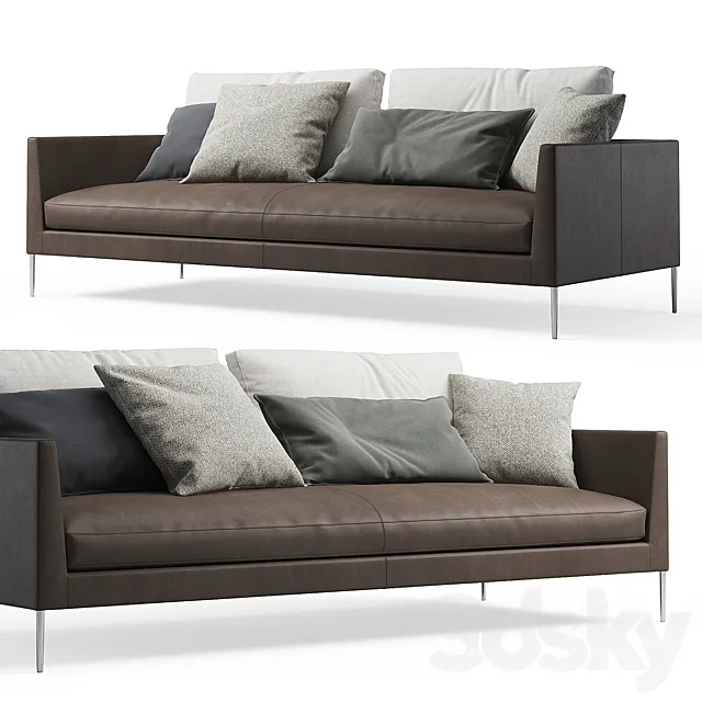 Pilotis COR sofa 2-seater 3DModel
