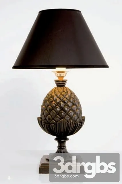 Pineapple Table Lamp 3D Model Download