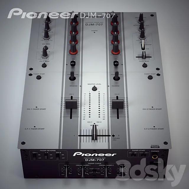 Pioneer DJM-707 3DModel