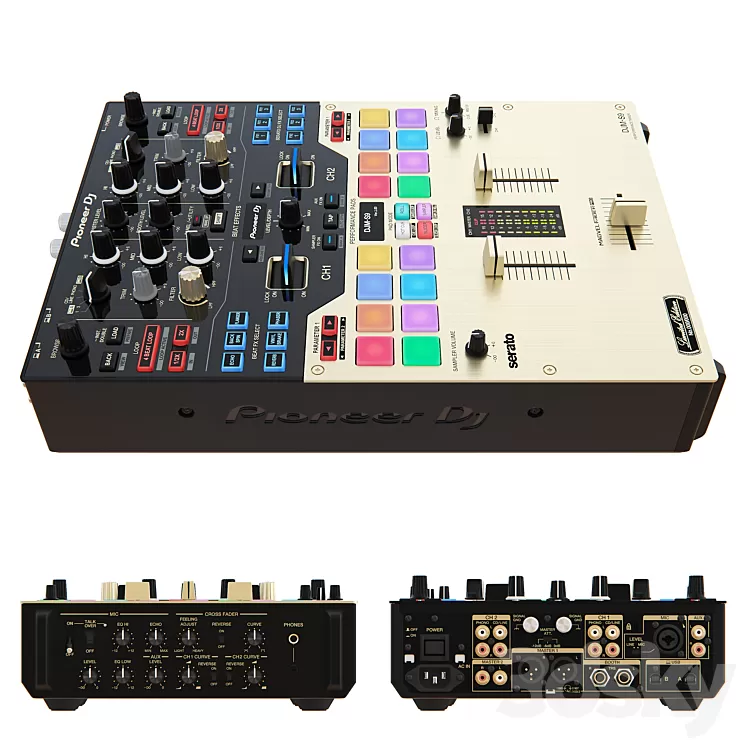Pioneer DJM-S9-N 3D Model