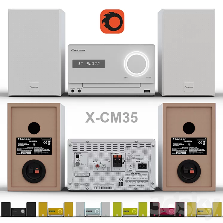Pioneer X-CM35 3D Model