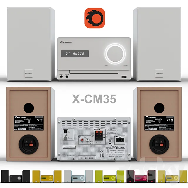 Pioneer X-CM35 3DModel