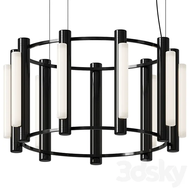Pipeline Chandelier 2 by ANDlight 3D Model