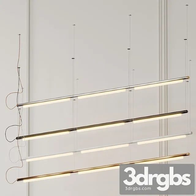 Pipeline linear suspension light by caine heintzman from andlight 3D Model Free