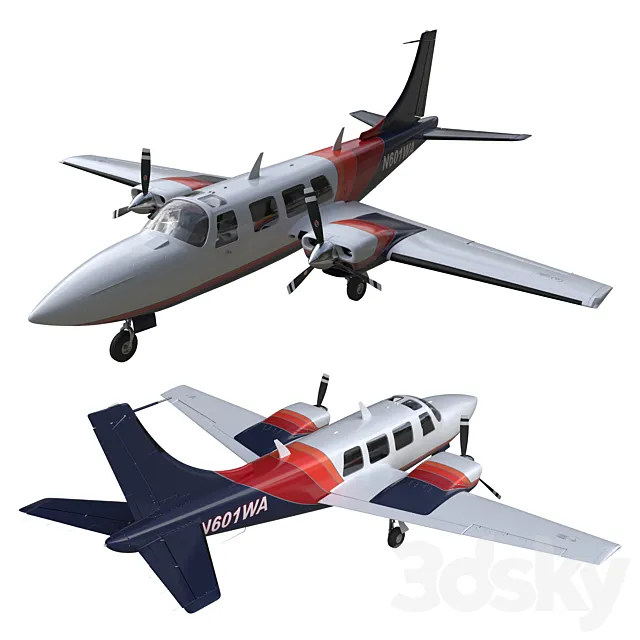 Piper Aerostar 700 3DModel