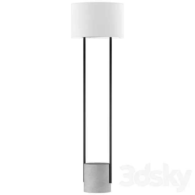 Pipero floor lamp 3D Model