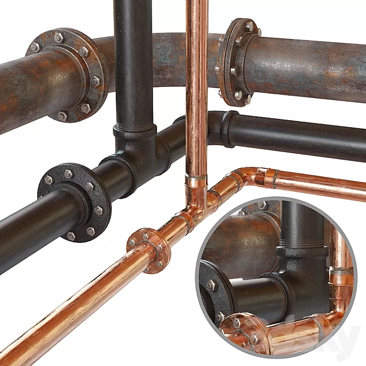 Pipes 3D Model