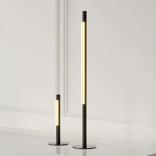 Pipleine Floor 125 Lamp Haute living 3D Model