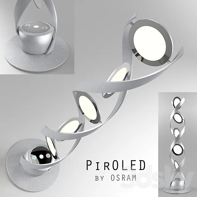 PirOLED - fashionable lamp from OSRAM 3D Model