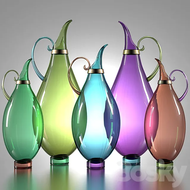 Pitchers "Morocco" 3D Model