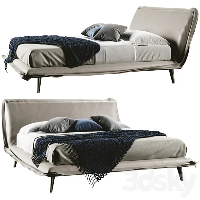 Piuma Bed by NATUZZI 3DModel