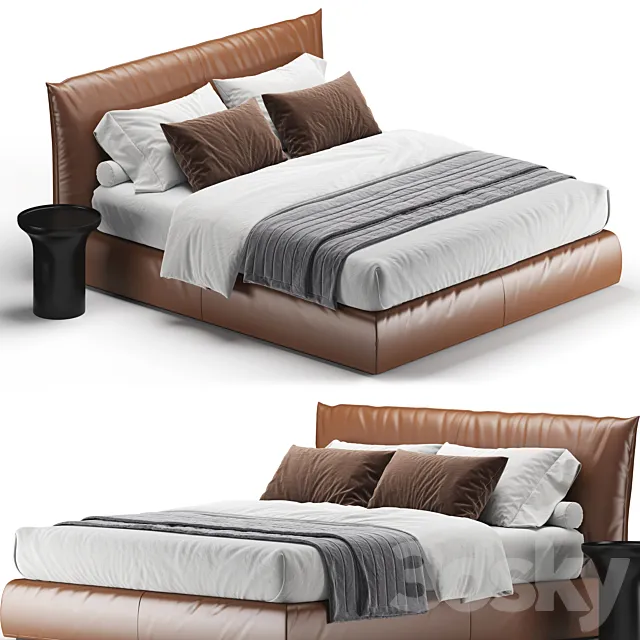 Piumotto Bed 3D Model