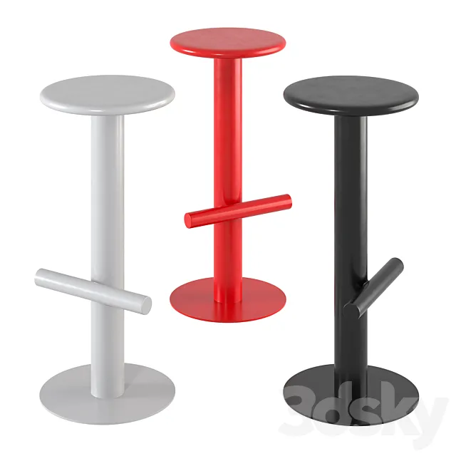 PIXEL BAR CHAIR 3D Model