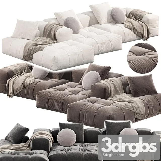 Pixel Sofa By Saba Italia 2 Divany 3D Model Free