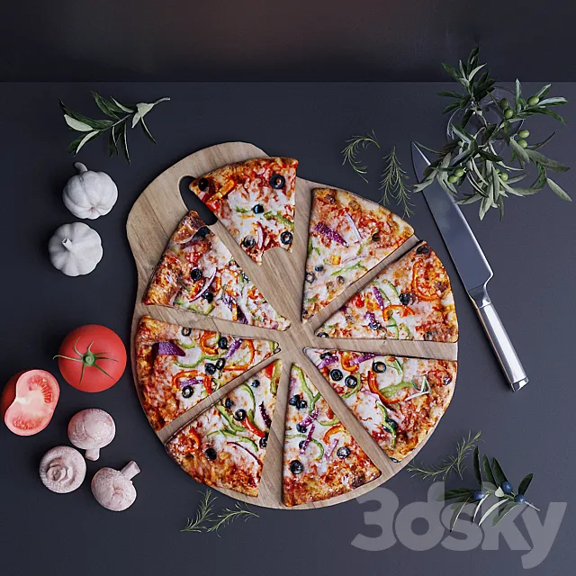 Pizza 3D Model
